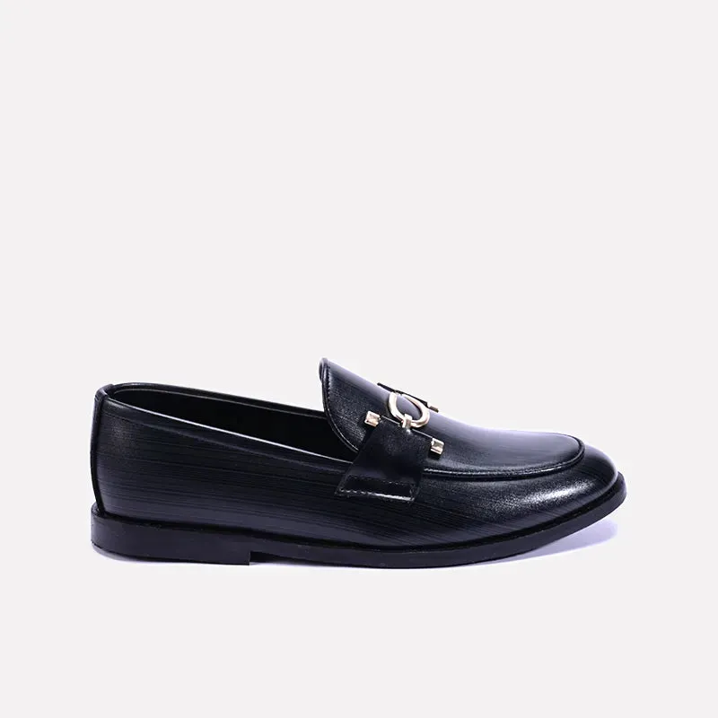 Windsor Black Formal Loafers Shoes 0111206