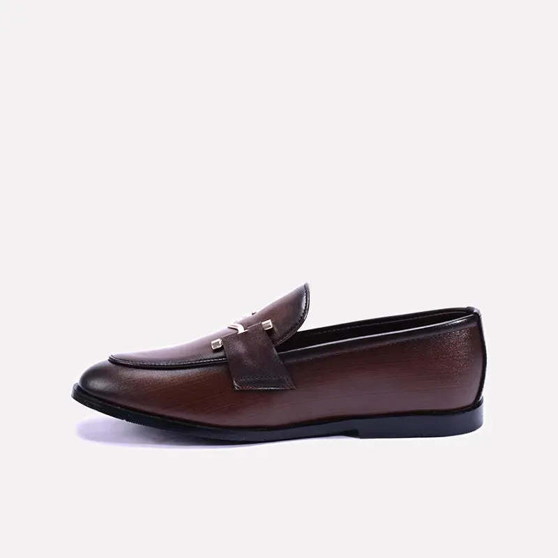 Windsor Brown Formal Loafers Shoes 0111206