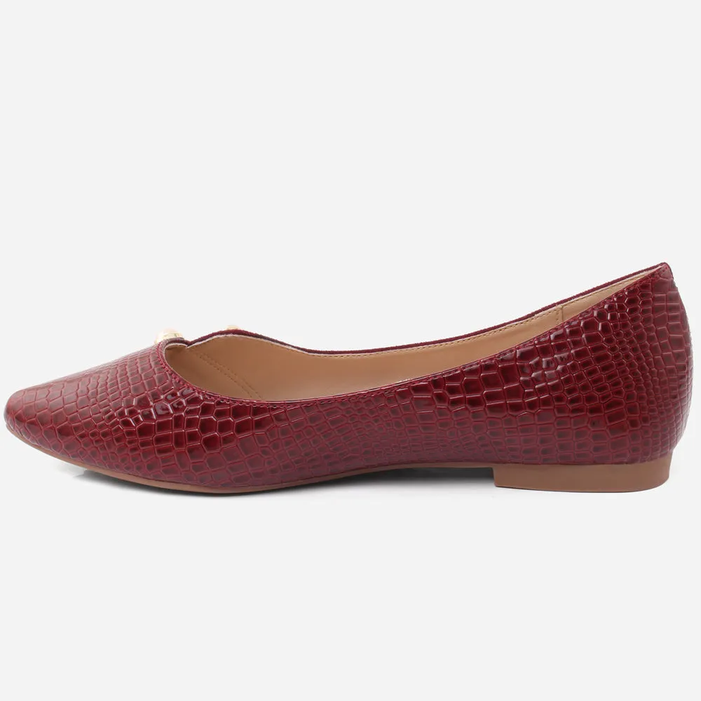 Women "ALIS" Pointed-Toe Ballet Flat