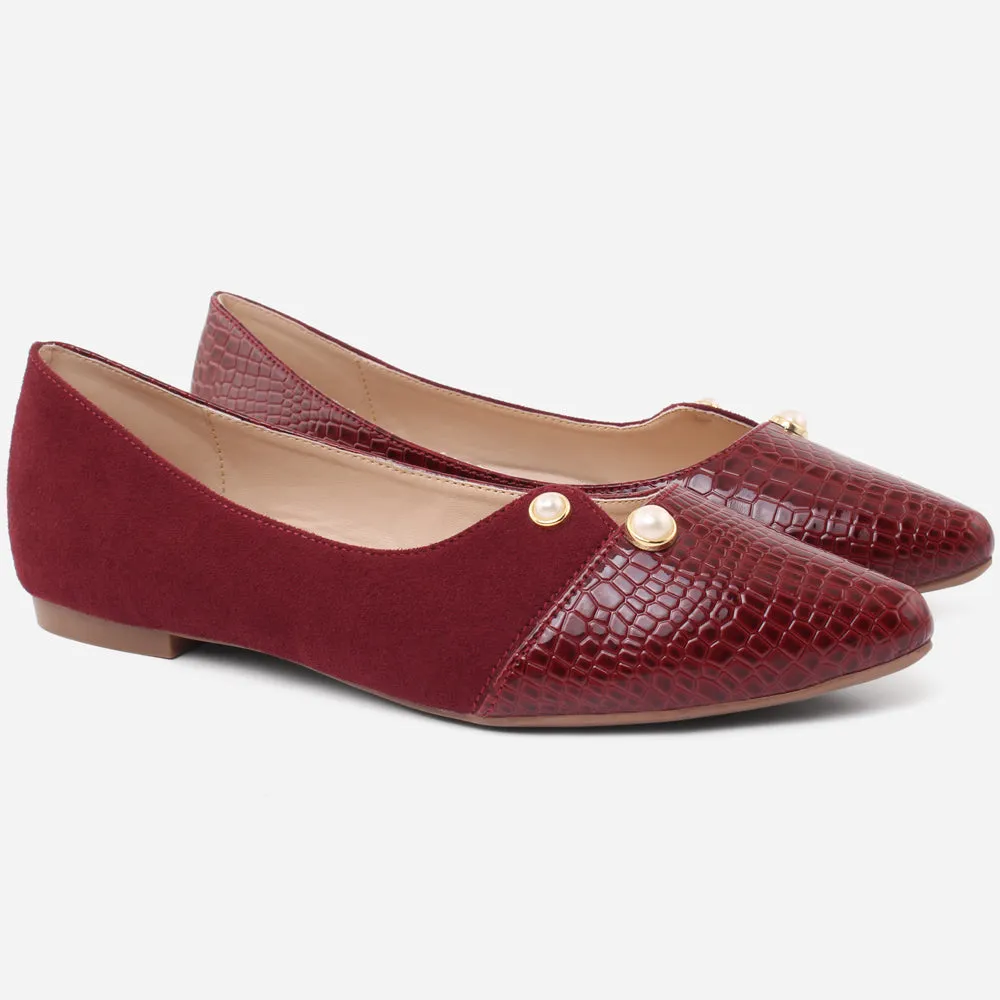 Women "ALIS" Pointed-Toe Ballet Flat