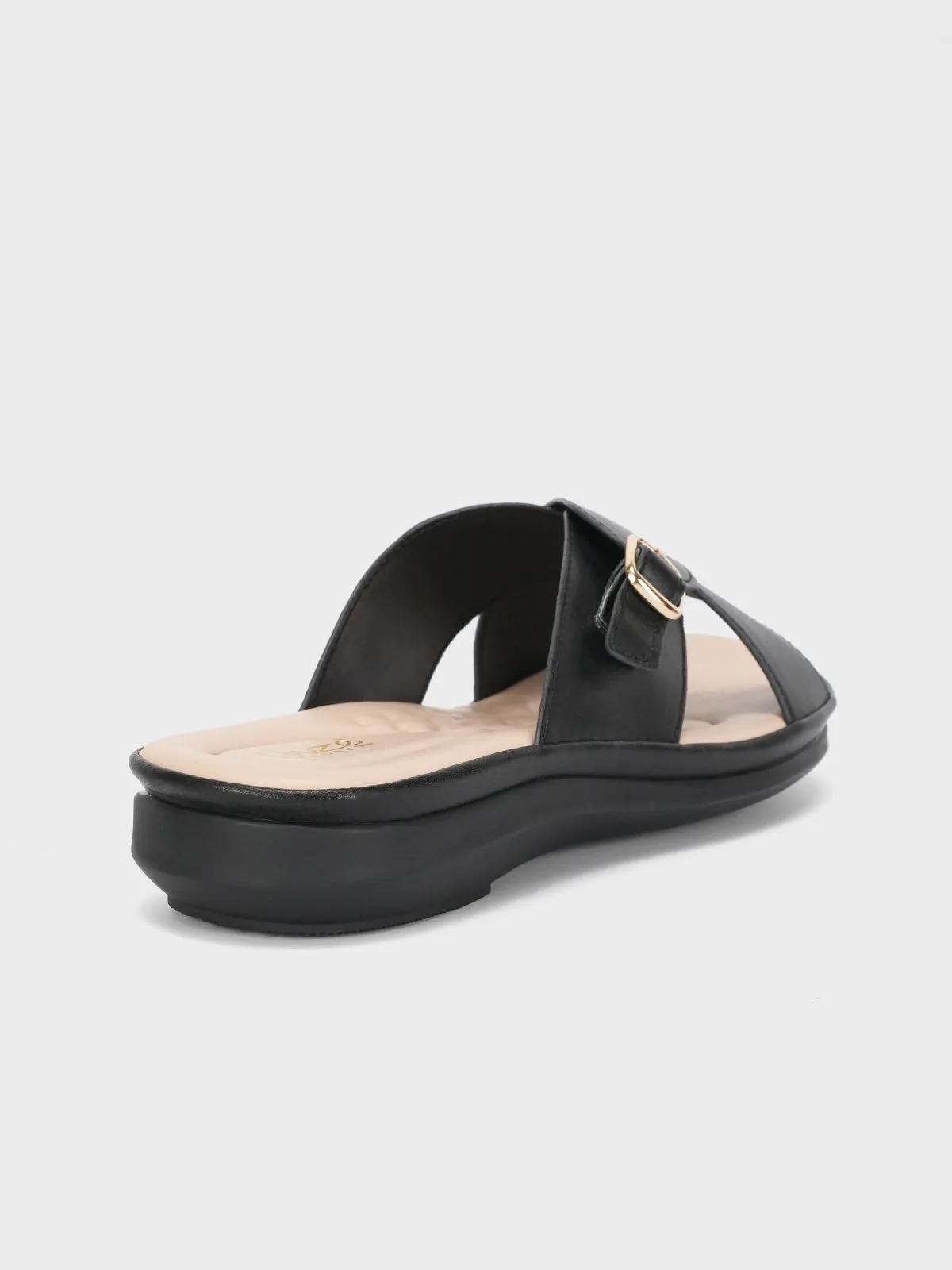 Women "CRESIDA" Crossover Comfy Flat Slippers