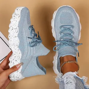 Women's Breathable Fabric Sneakers