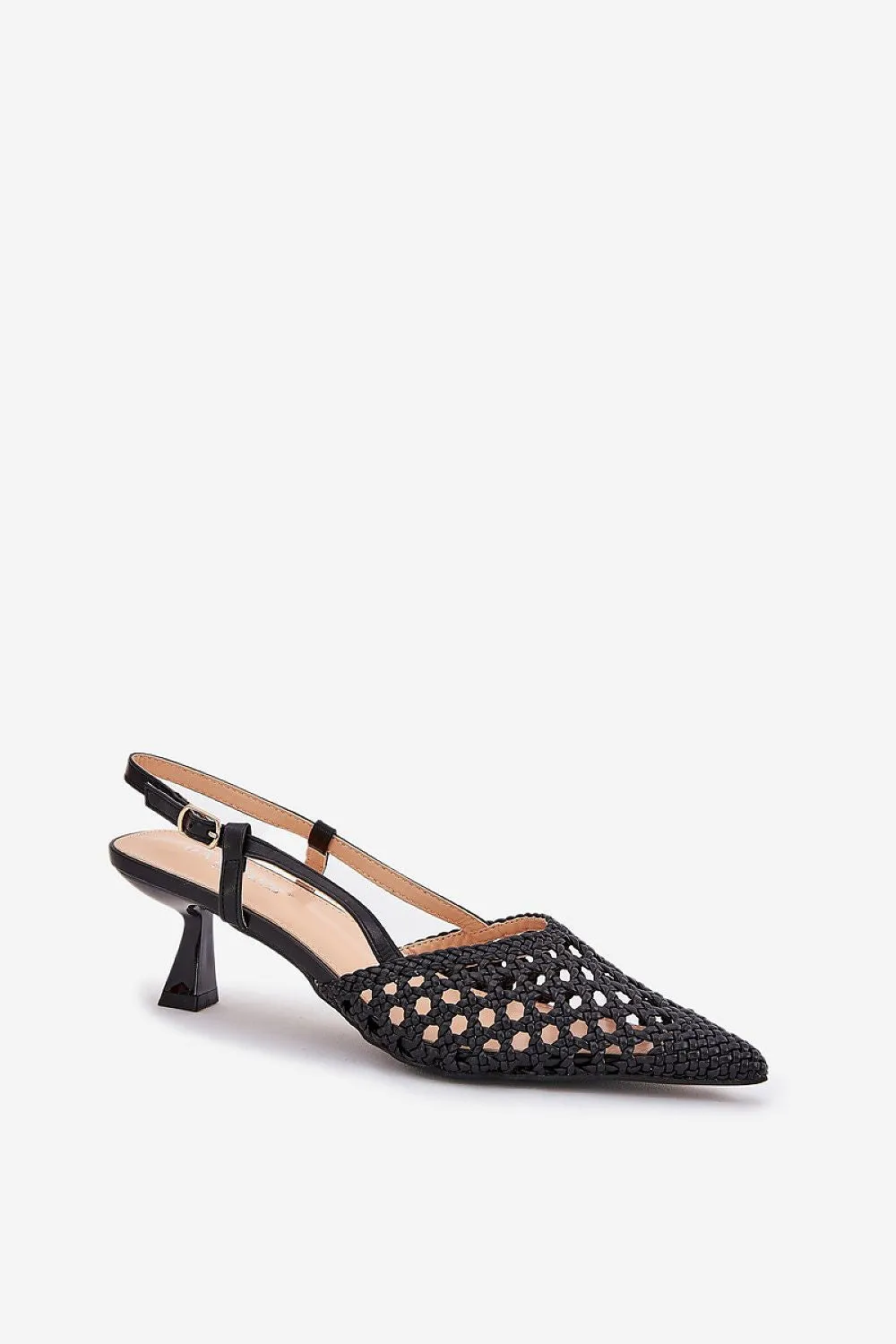 Women's high heels with open back