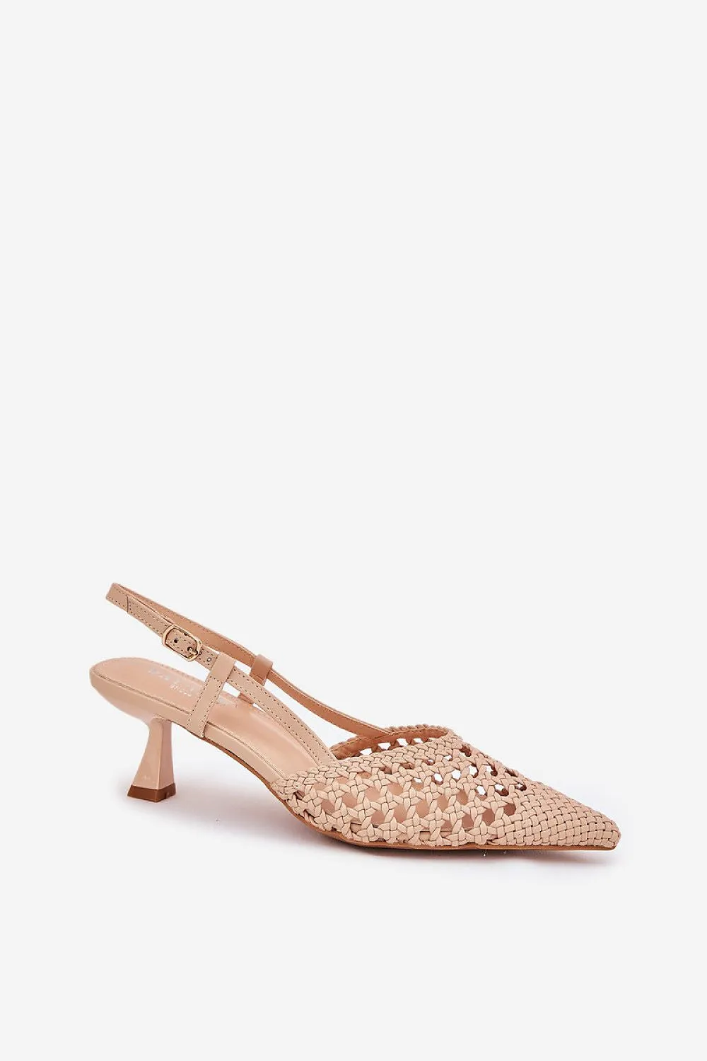 Women's high heels with open back