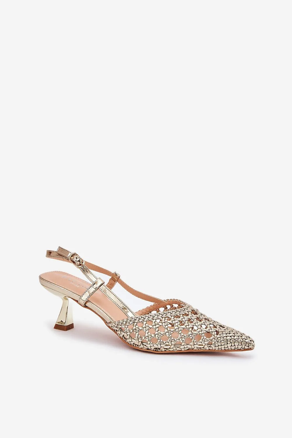 Women's high heels with open back