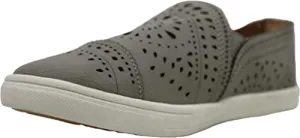 Womens Shannen Low Top Slip On Fashion Sneakers Grey (Grey, Numeric_7)