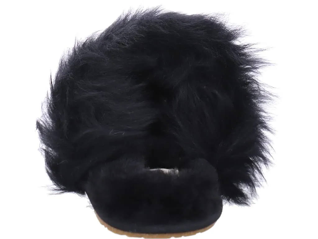 Women's Shoes UGG SCUFF SIS Suede Slide Slippers 1122750 BLACK