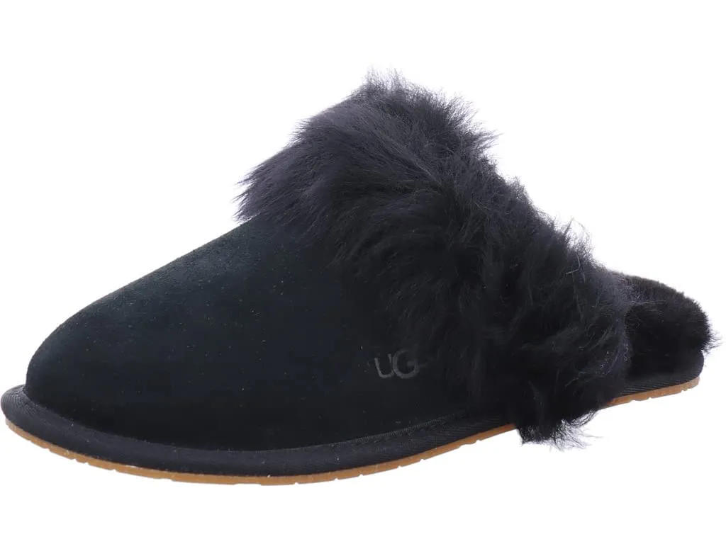 Women's Shoes UGG SCUFF SIS Suede Slide Slippers 1122750 BLACK