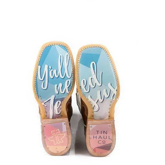 Women's Tin Haul Made In Heaven Boots Handcrafted Tan