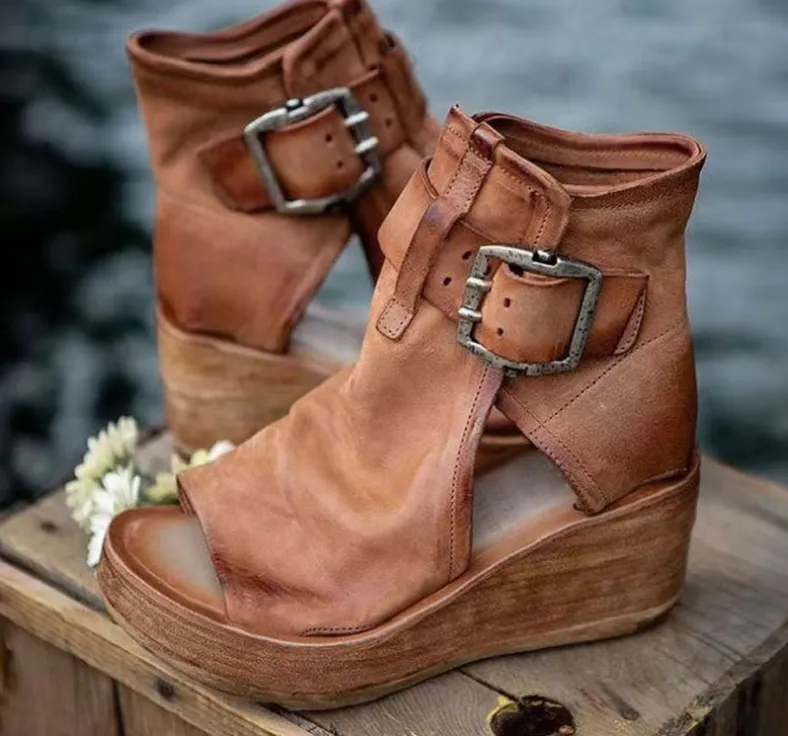 Women's Wedge Sandals | Cowgirl High Heels