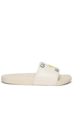 X Bananya Logo-print Open-toe Slides